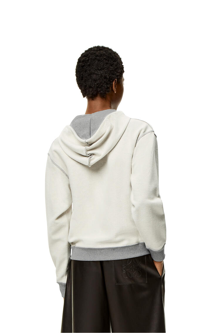 LOEWE Anagram hoodie in cotton Grey Melange