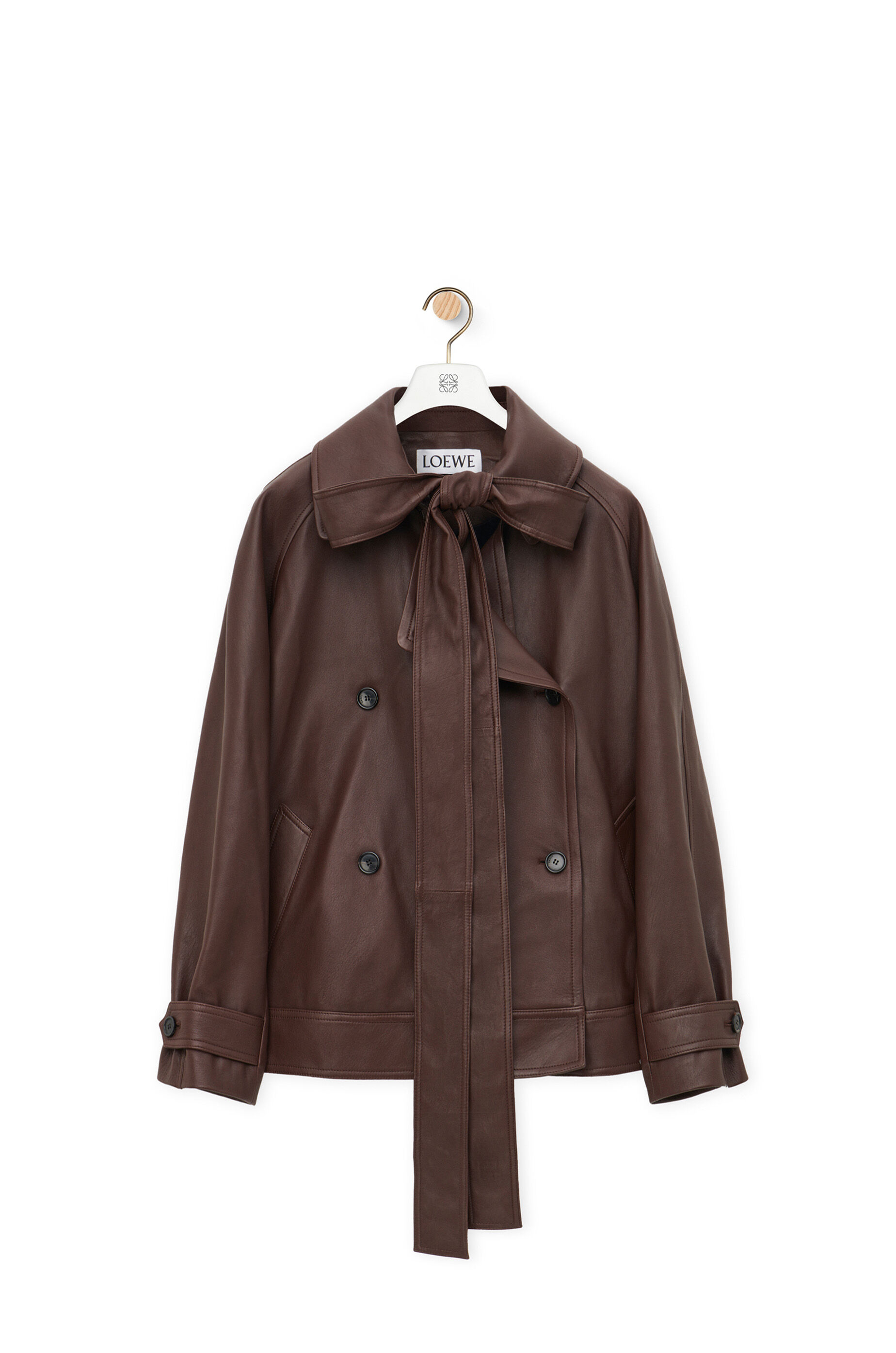 Loewe leather coat sales
