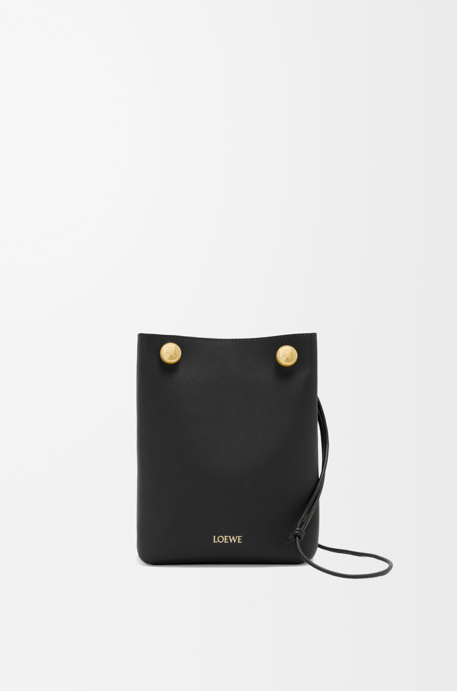 ぺブル ポーチ（スムースカーフ） レッド - LOEWE