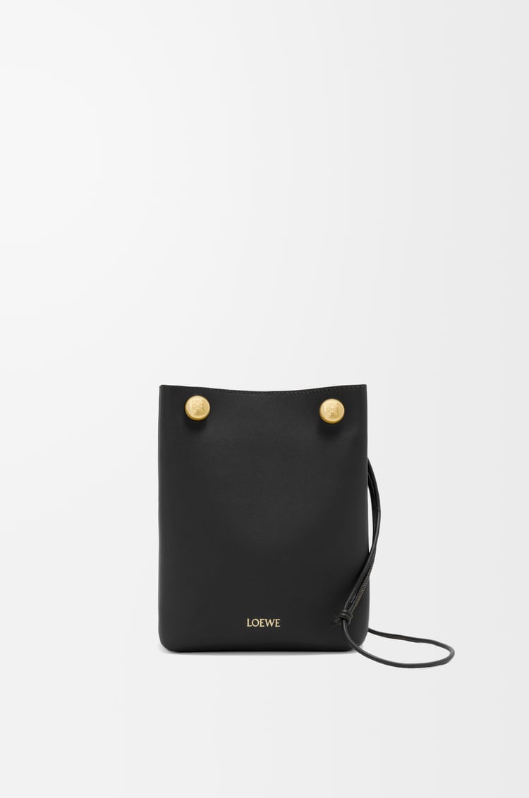 LOEWE Pebble pouch in smooth calfskin Black