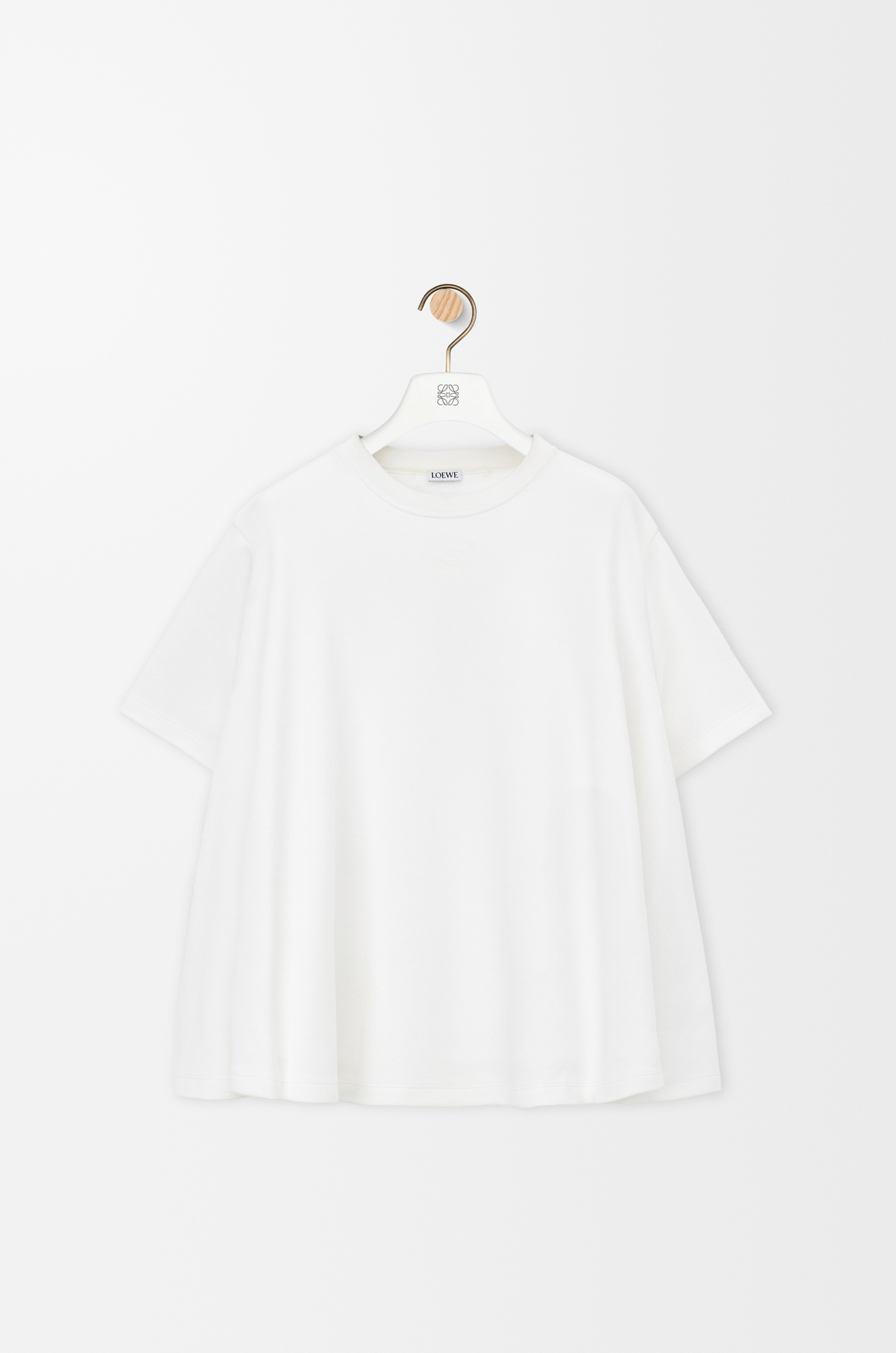 LOEWE Trapeze top in cotton blend White plp_rd