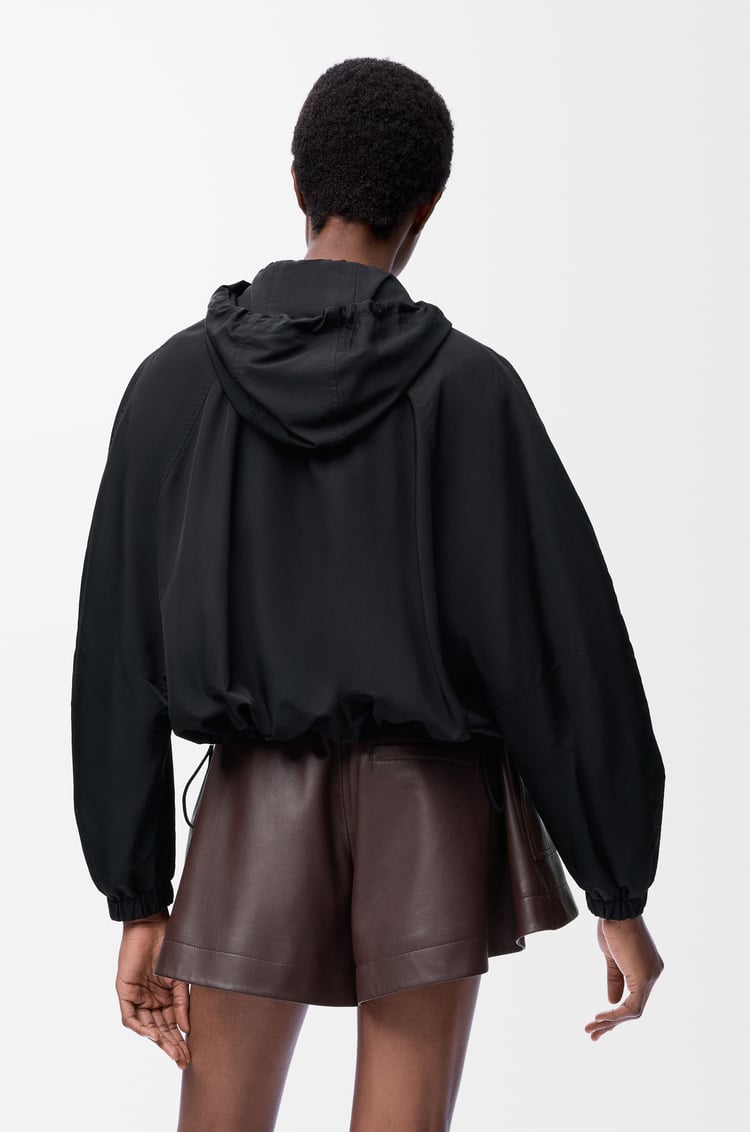 LOEWE Veste ballon en cupro mélangé Noir
