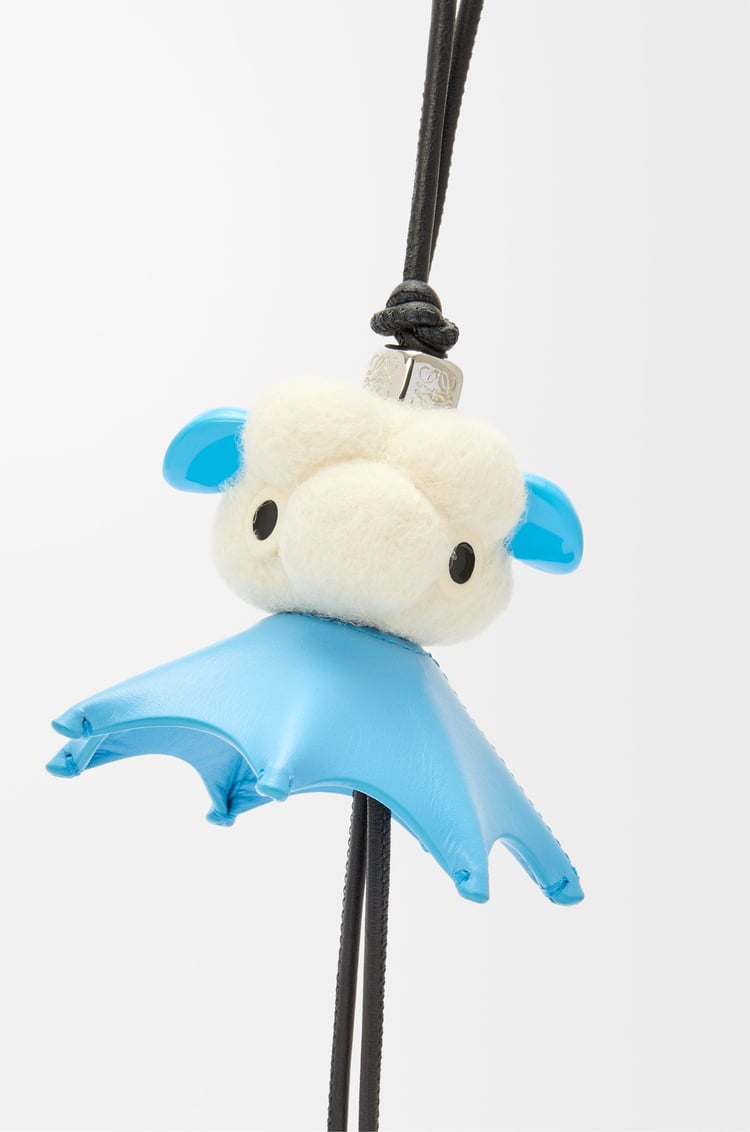 LOEWE Fluffy Puzz charm Black/White