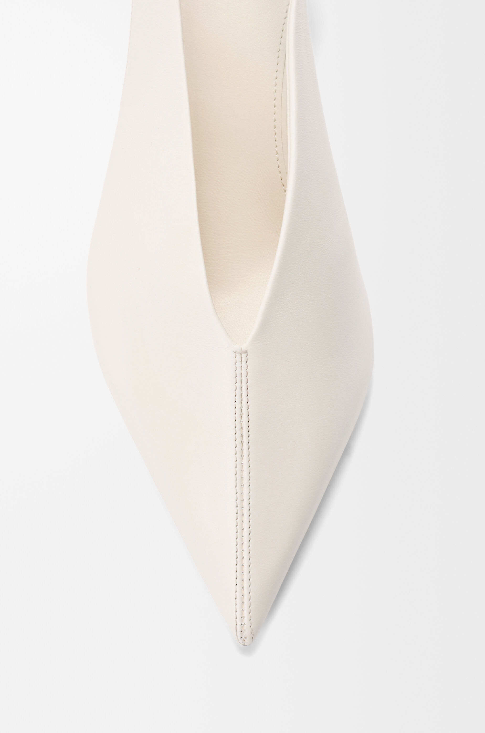 Origami Cubic slingback in lambskin White - LOEWE USA Official Website