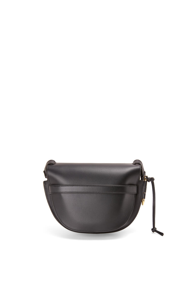 LOEWE Small Gate bag in soft calfskin and jacquard Black pdp_rd