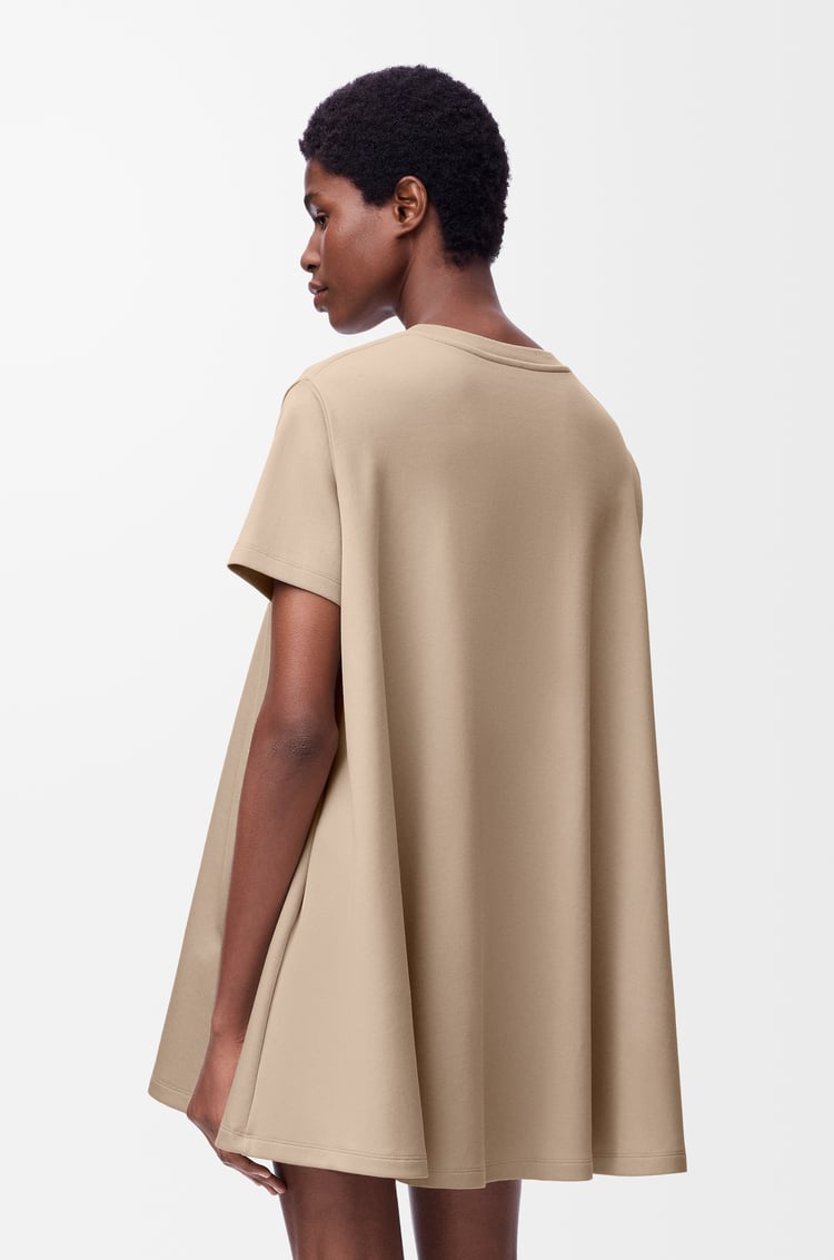 LOEWE トラペーズ ドレス（コットンブレンド） ベージュ