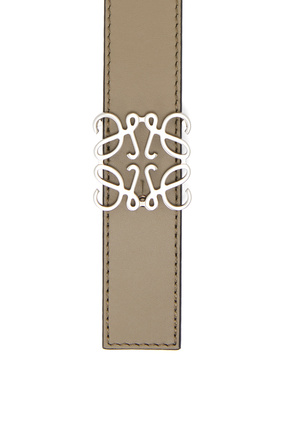 LOEWE Cinturón en piel de ternera lisa con anagrama Verde Laurel/Griz Ceniza/Palad plp_rd