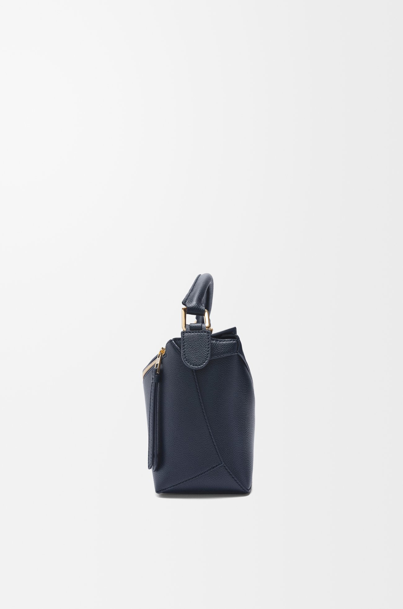 LOEWE Bolso Puzzle pequeño en piel de ternera Azul Marino
