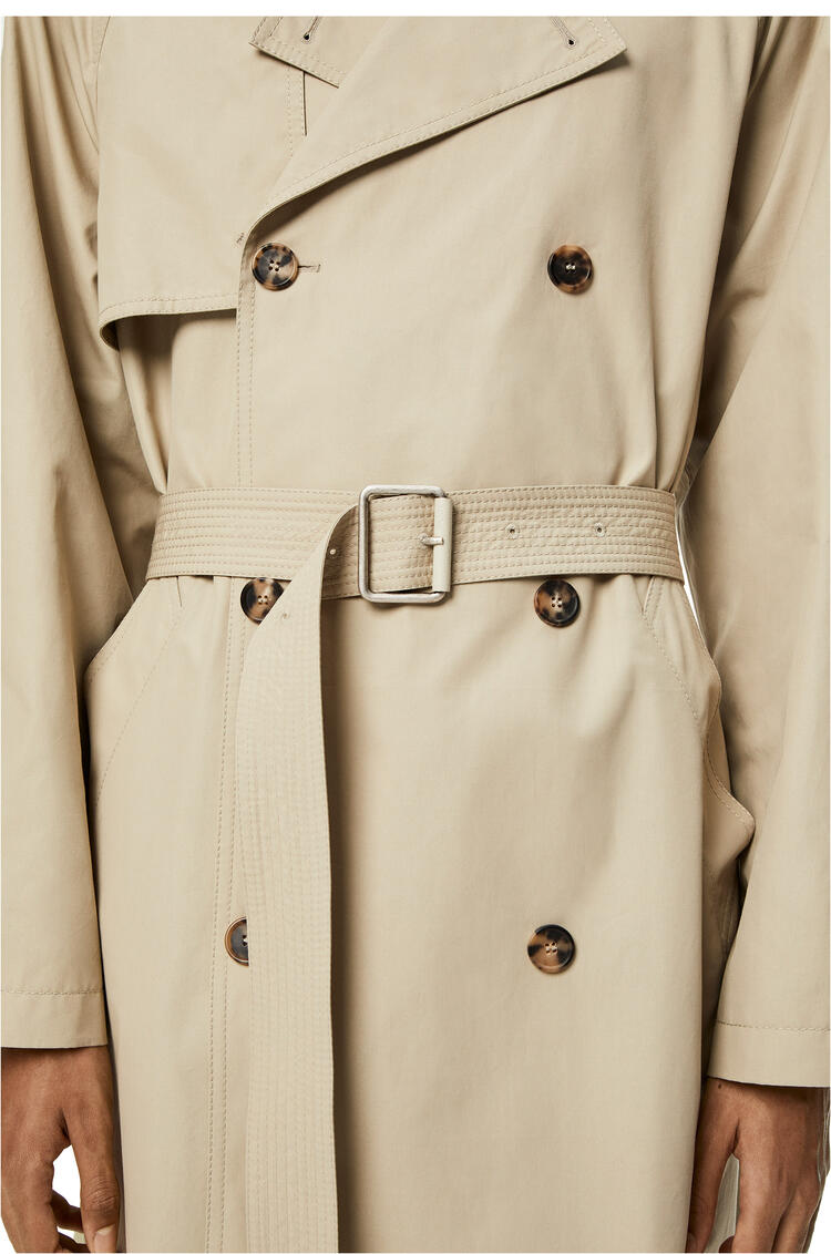LOEWE Trench coat in cotton Stone Grey