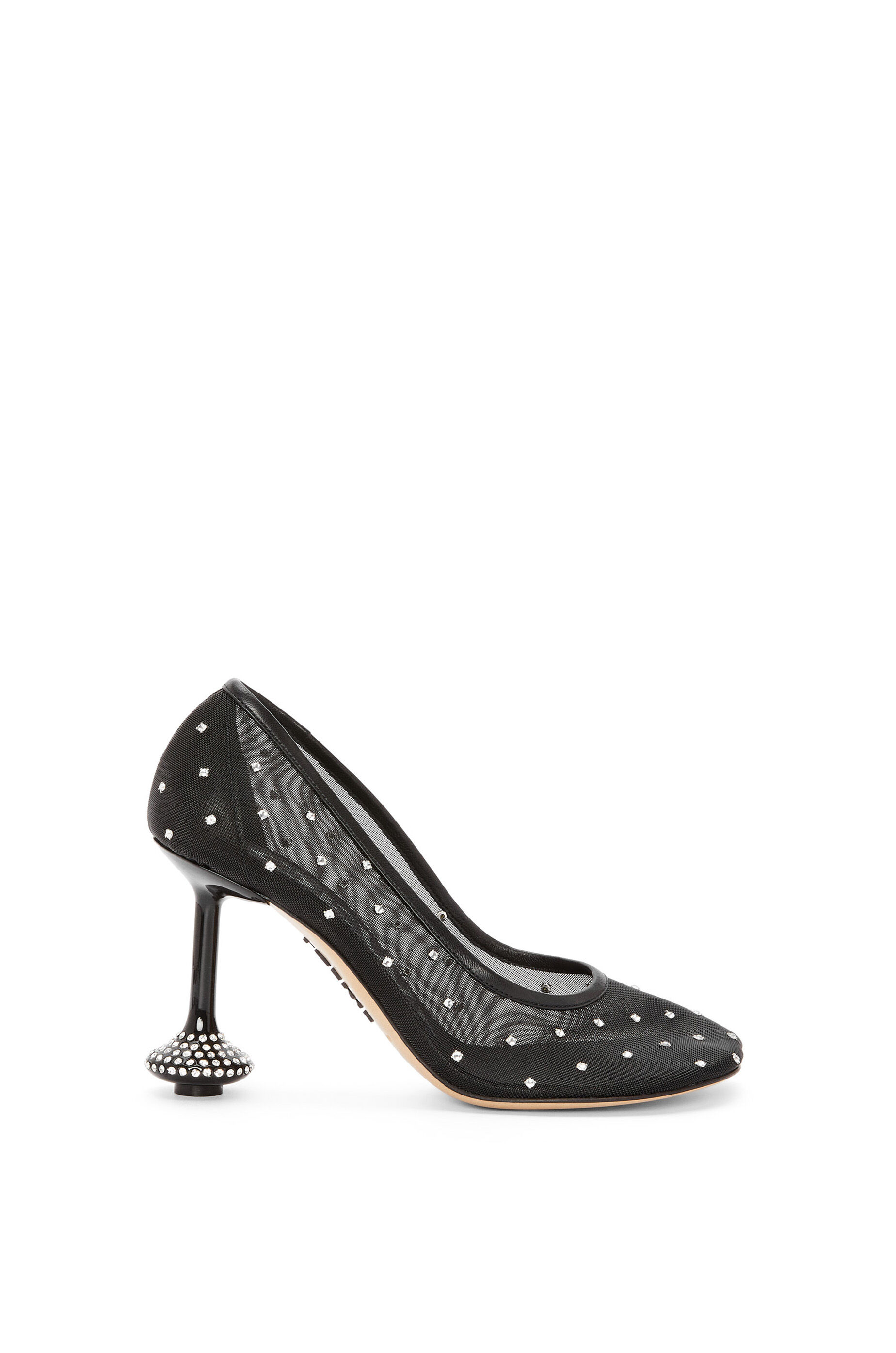 Escarpins Toy en r sille et strass NOIR ARGENT LOEWE