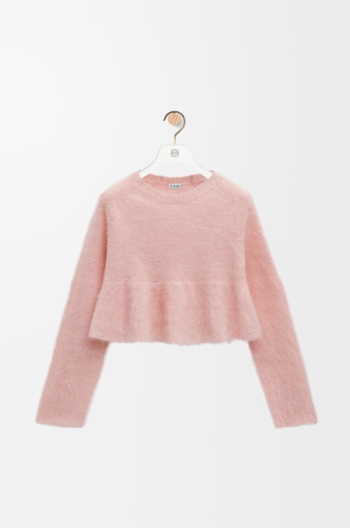 LOEWE Sweater in mohair blend Light Pink