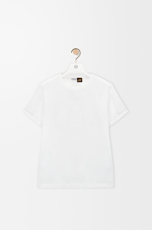 LOEWE Lace T-shirt in cotton White