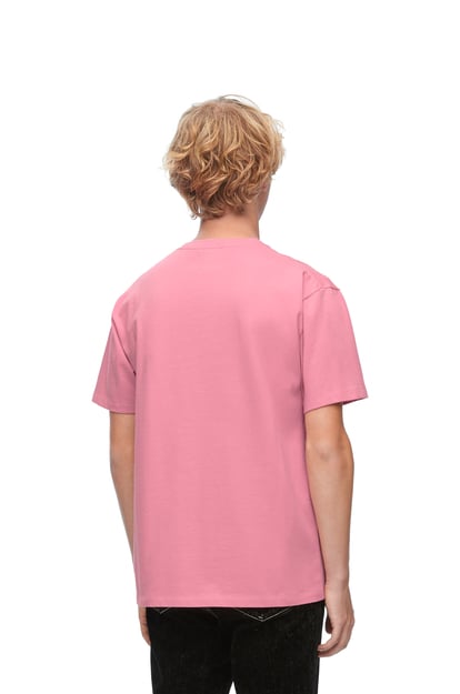 LOEWE Camiseta de corte regular en algodón Rosa plp_rd