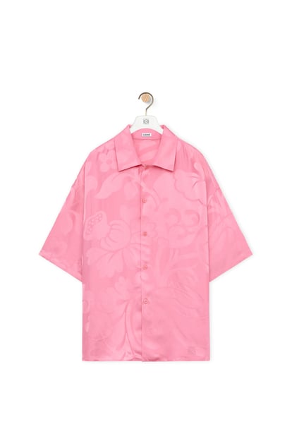 LOEWE Short sleeve shirt in viscose 糖果色 plp_rd