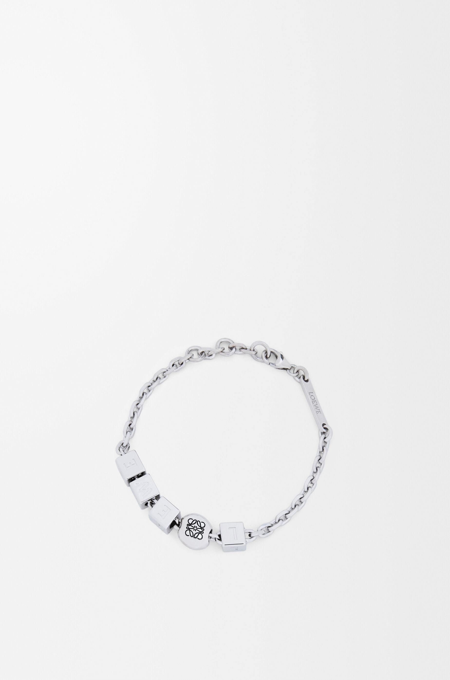 ぺブル キューブ ブレスレット（スターリングシルバー） シルバー