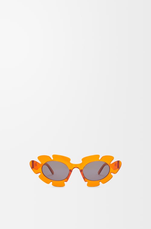 LOEWE Gafas de sol Flower Naranja Transparente