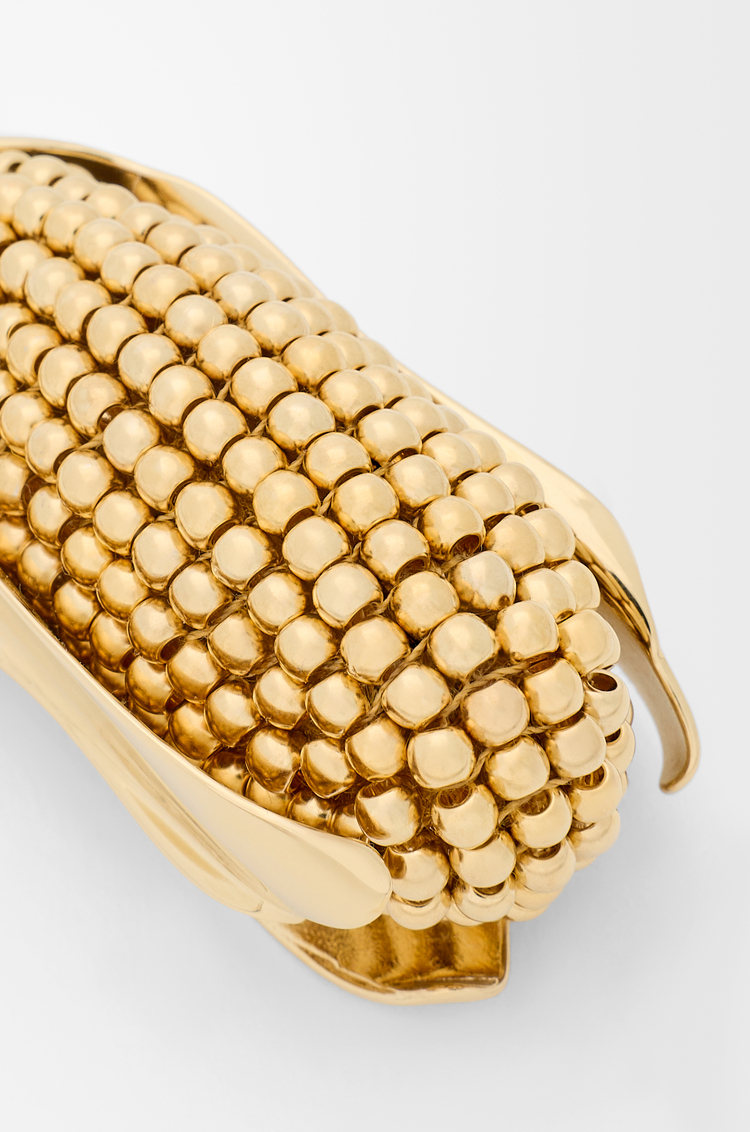 LOEWE Beaded corn charm Gold