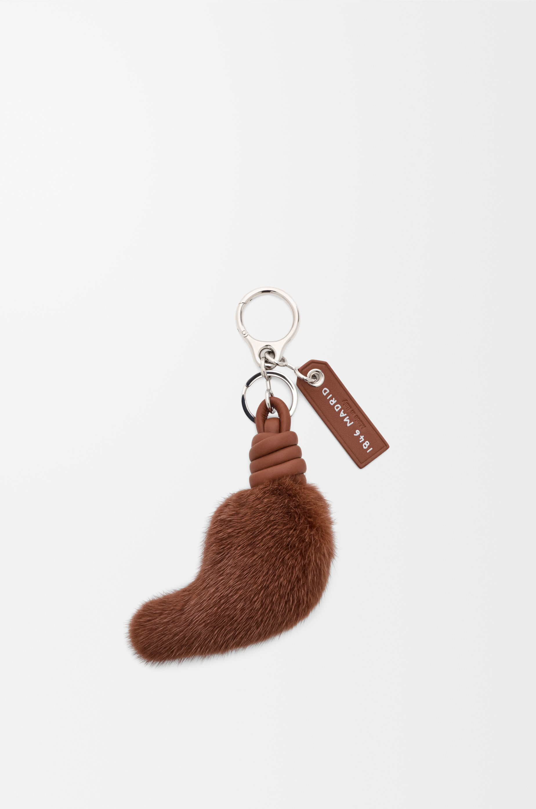 ☆新品未使用☆ LOEWE フォッシルチャーム Lion tail charm in mink and calfskin Beige - LOEWE USA Official
