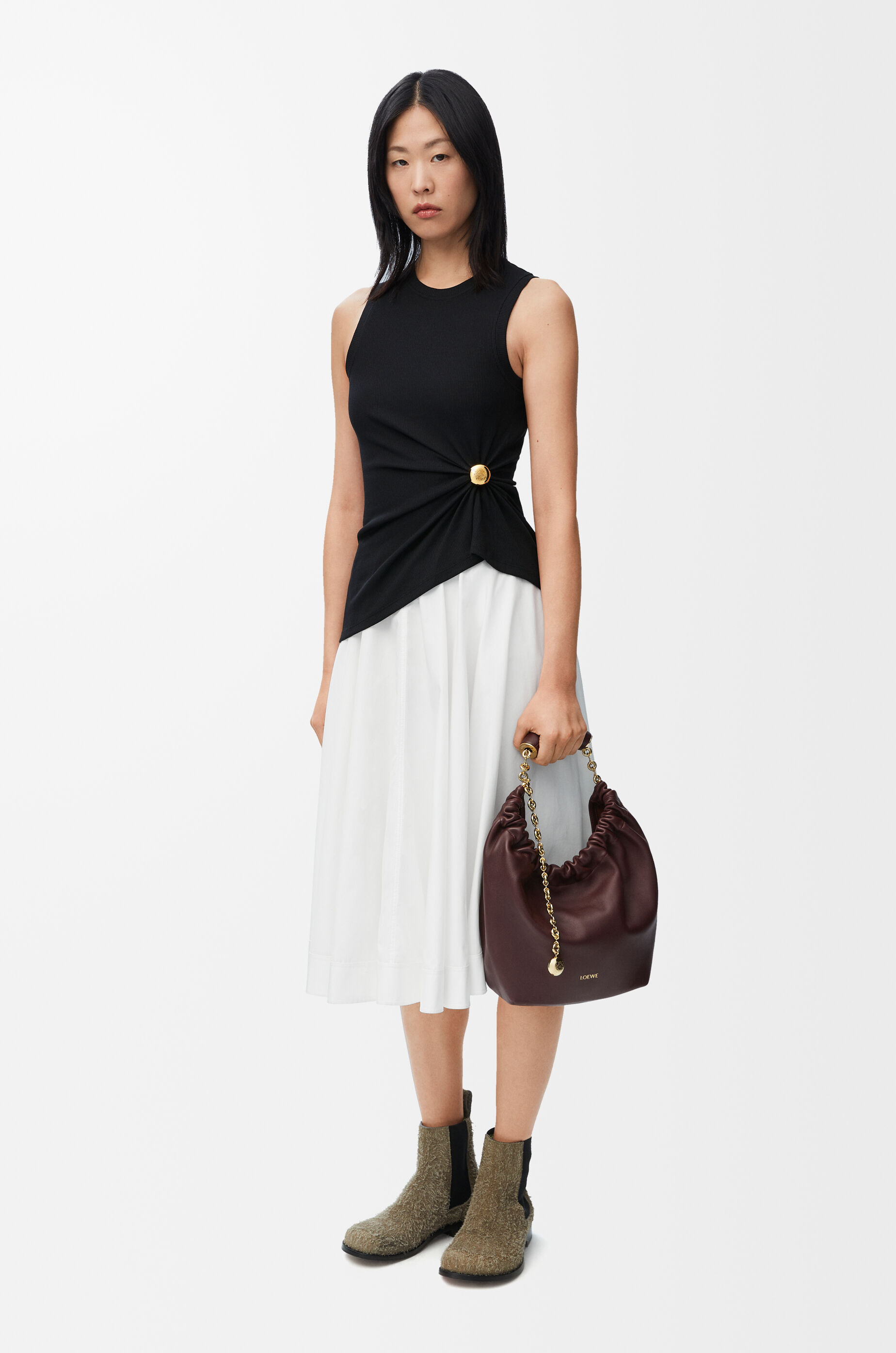 スカート（コットン） オプティックホワイト - LOEWE 