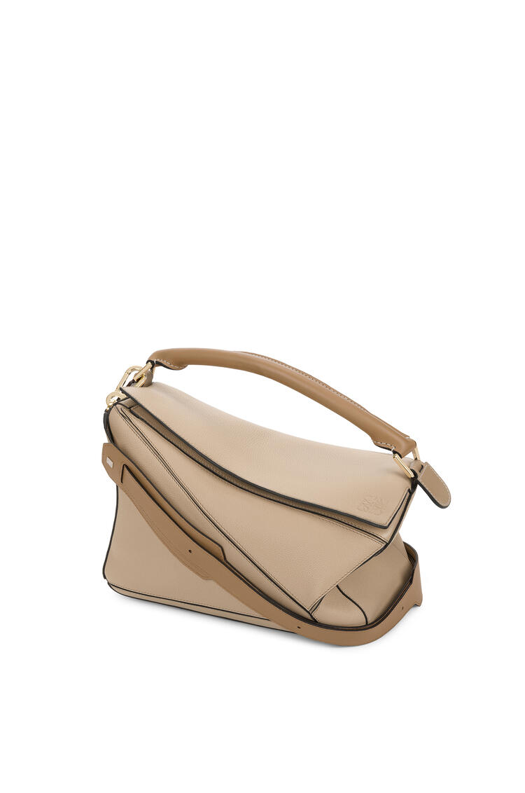 LOEWE Puzzle bag in soft grained calfskin Sand/Mink Color pdp_rd
