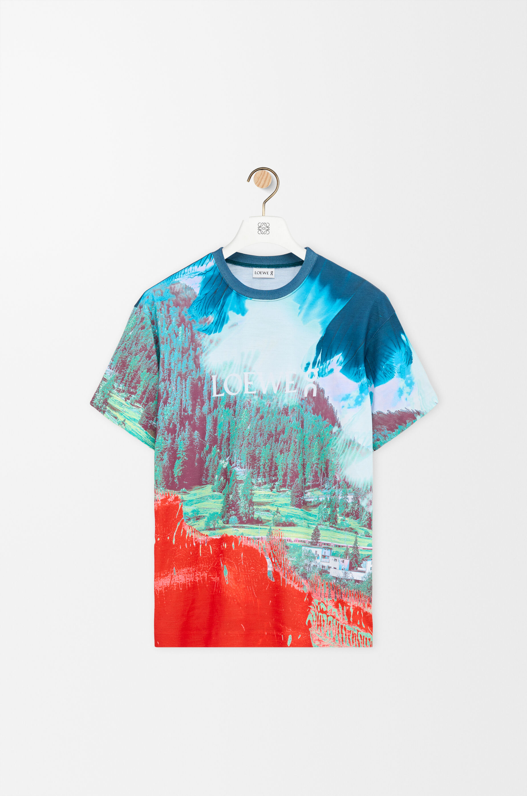 T-shirt in technical jersey Multicolor - LOEWE International