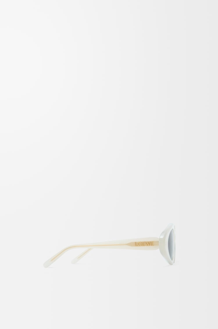 LOEWE Slim Triangle 太阳镜 Milky Ivory