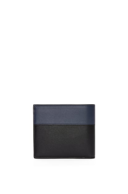 LOEWE Bifold wallet in shiny calfskin Black/Deep Navy plp_rd