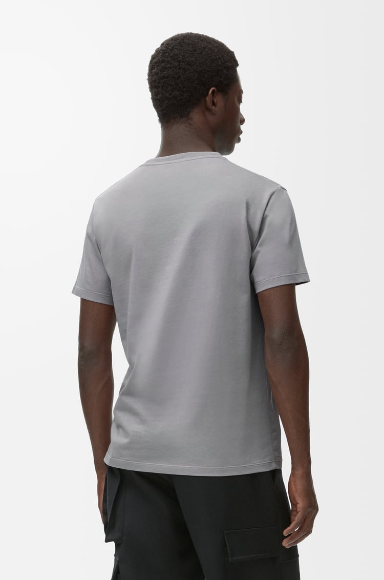 LOEWE Regular fit T-shirt in cotton Medium Grey