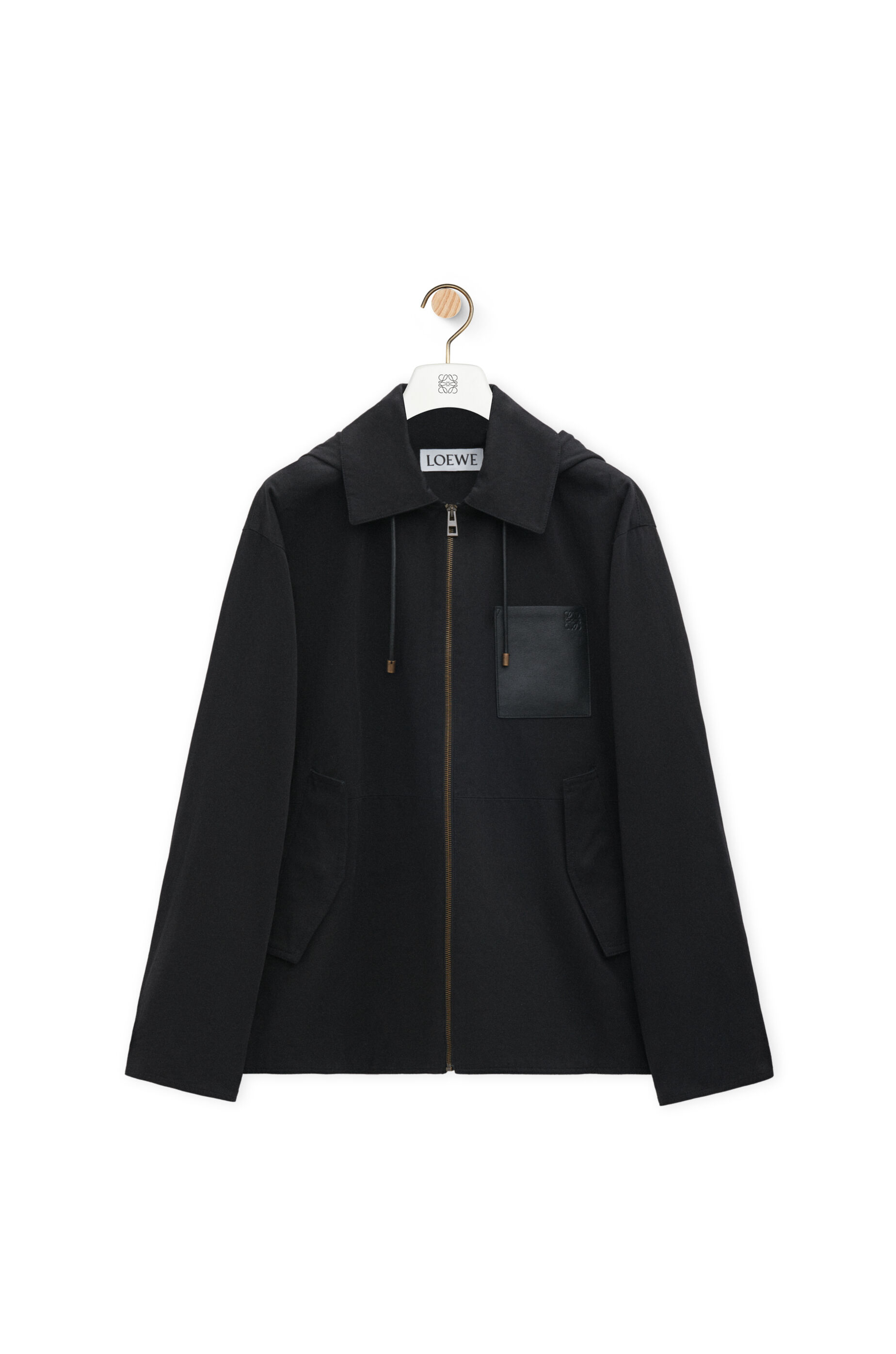 フーデッド ジャケット（コットン） カーキブラウン - LOEWE