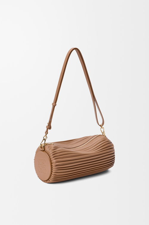 LOEWE ブレスレット ポーチ（プリーツナパラム） モカ