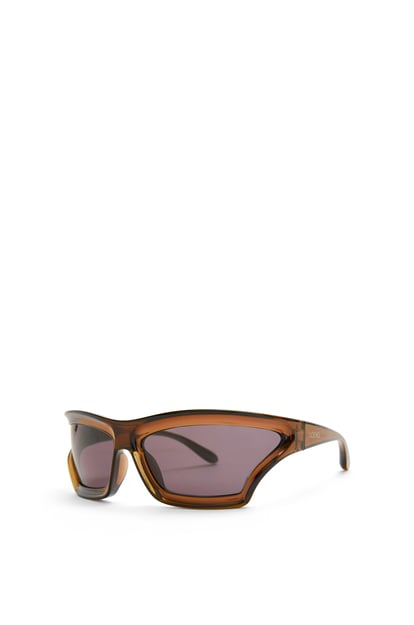 LOEWE Arch Mask sunglasses in nylon 棕色 plp_rd