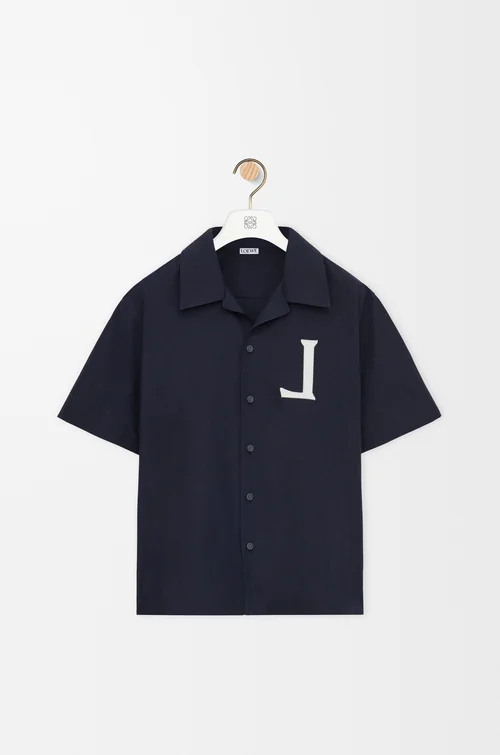 LOEWE ショートスリーブ シャツ（コットン） ダークネイビー