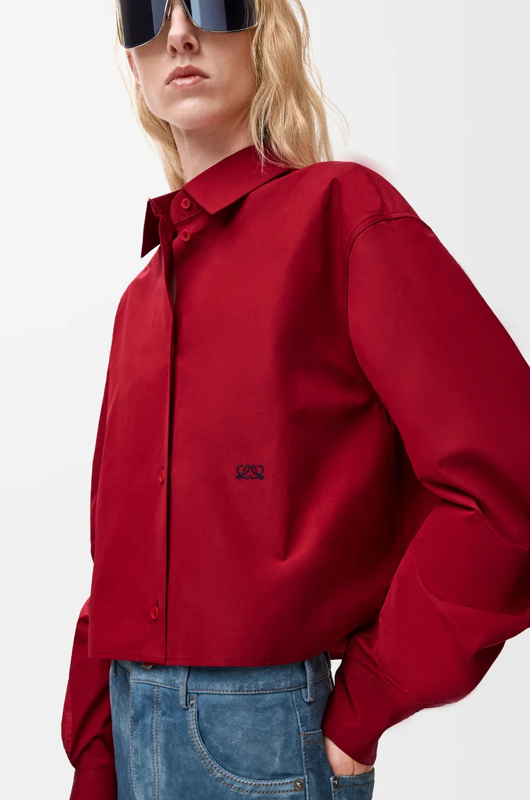 LOEWE Shirt in cotton Red
