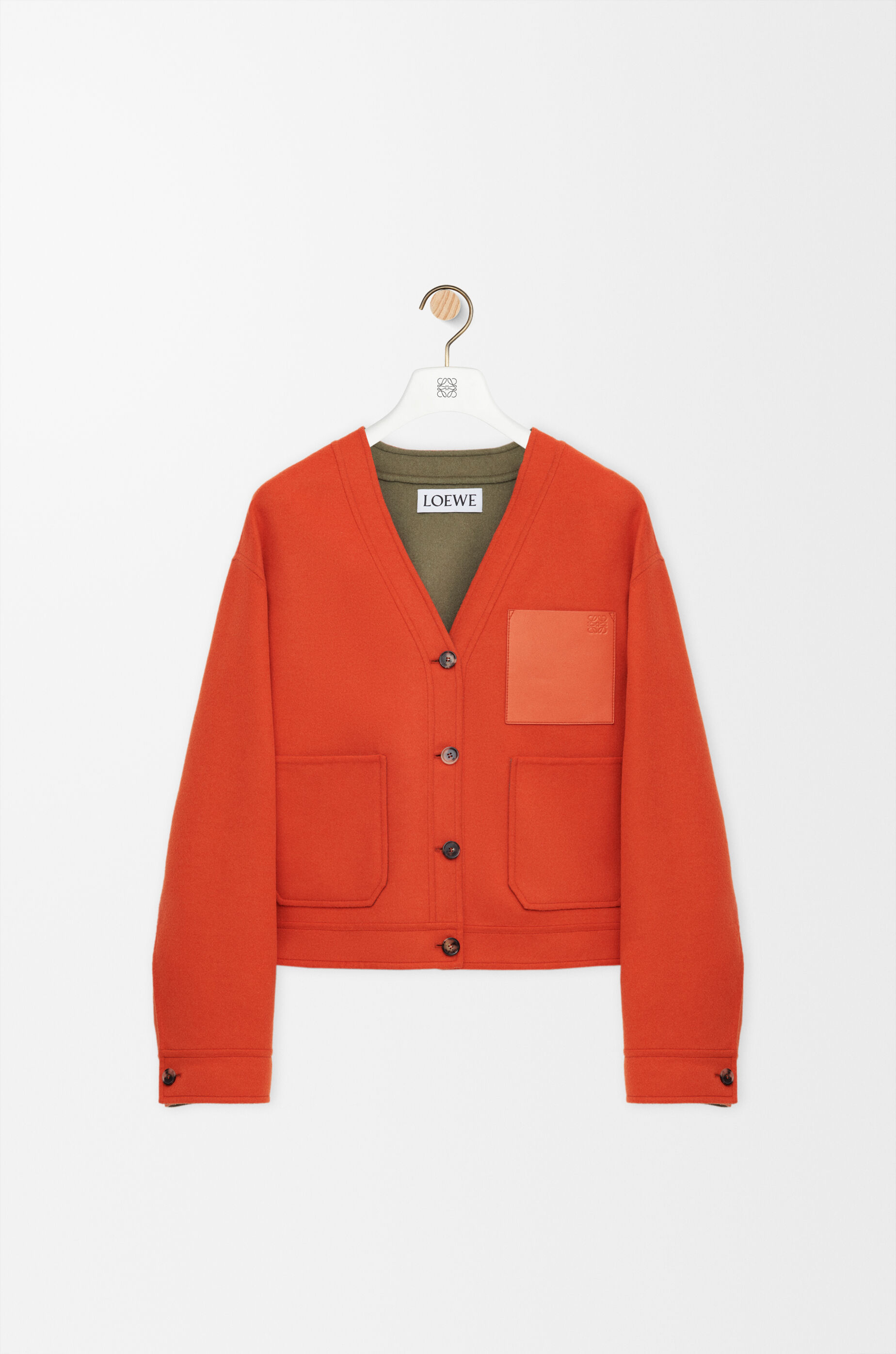 ロエベ　LOEWE ウール　カーディガン　ドライバーズニット　ベージュ　48 ロエベ LOEWE ウール カーディガン ドライバーズニット ベージュ 48