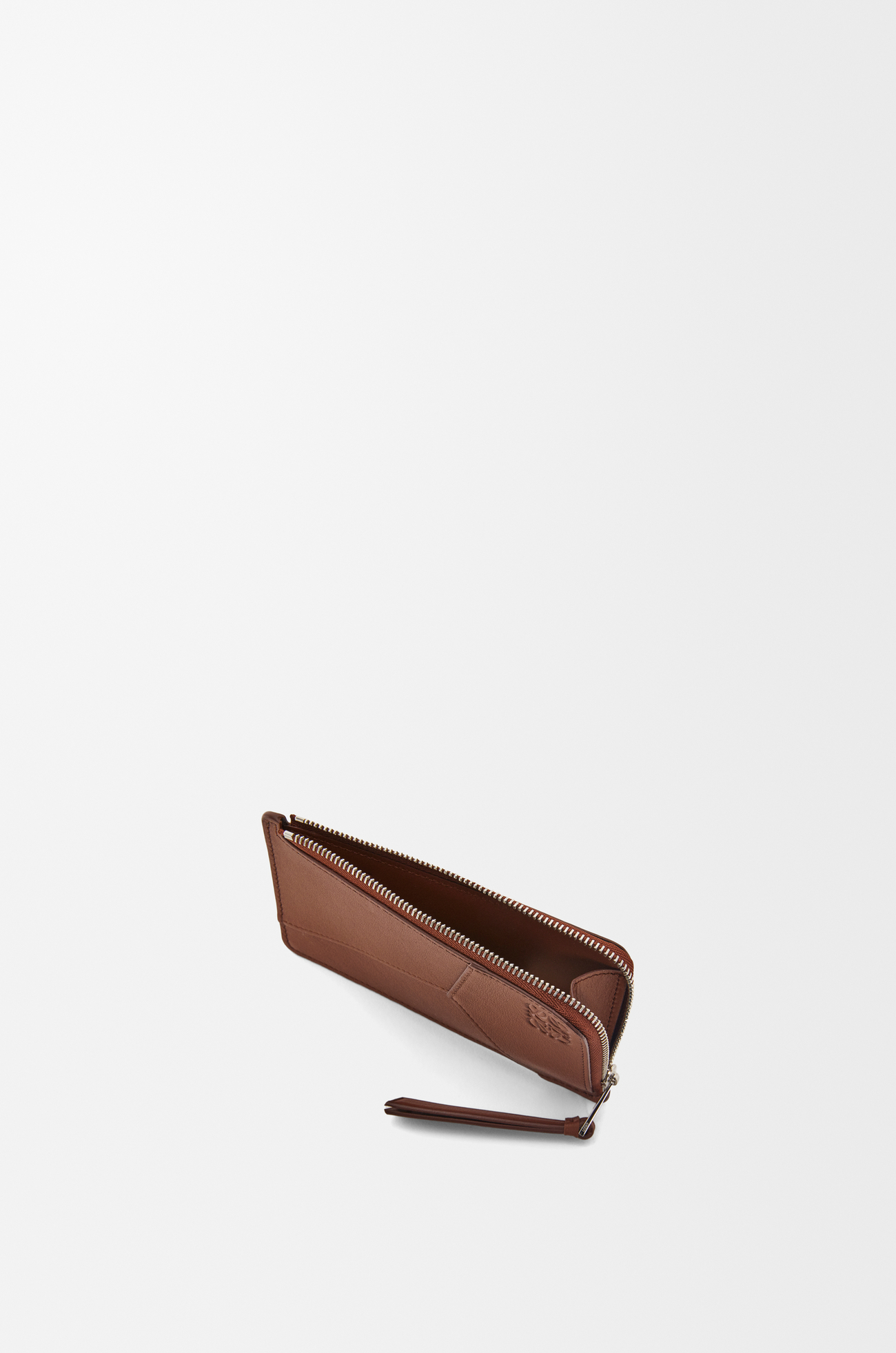 LOEWE Puzzle long coin cardholder in classic calfskin Brownie plp_rd