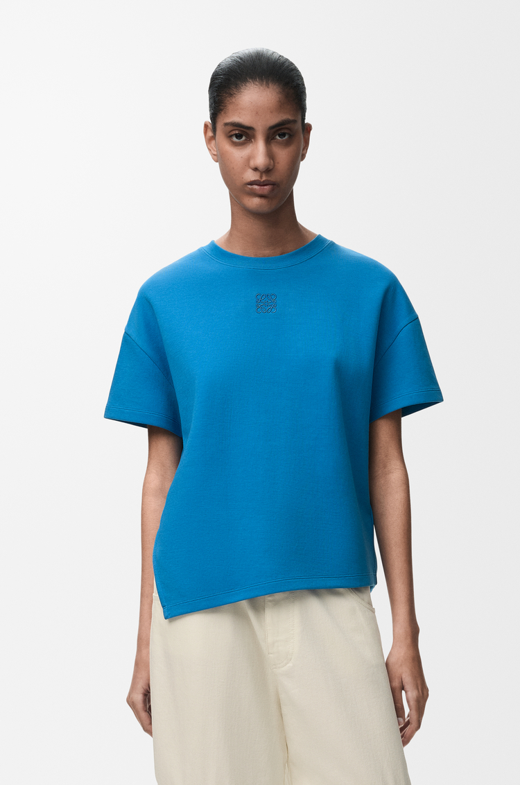 LOEWE アシンメトリー Tシャツ（コットンブレンド） ブルー