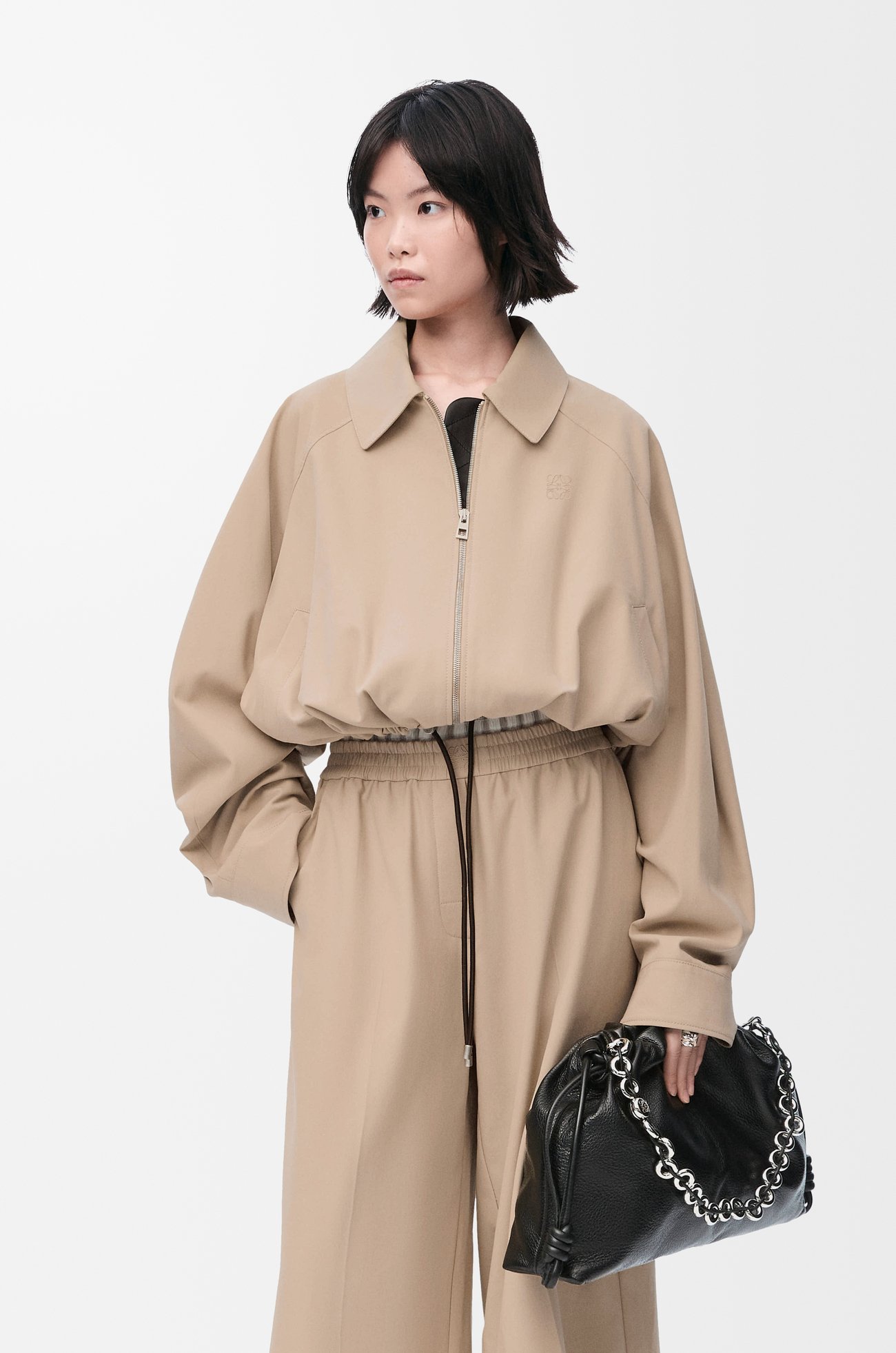 LOEWE Balloon jacket in cotton Beige