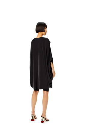 LOEWE Kimono sleeve dress in silk Black plp_rd