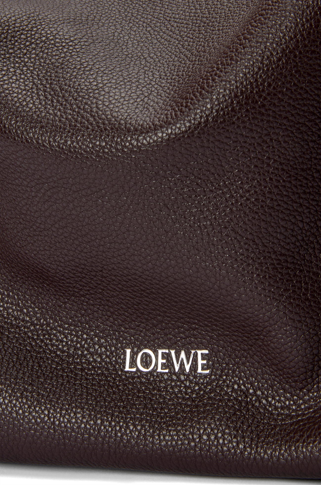 LOEWE Cubi crossbody bag in supple grained calfskin Oxblood plp_rd