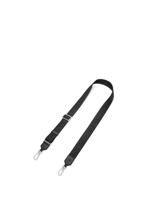 LOEWE Bandolera LOEWE en algodón y piel de ternera Negro