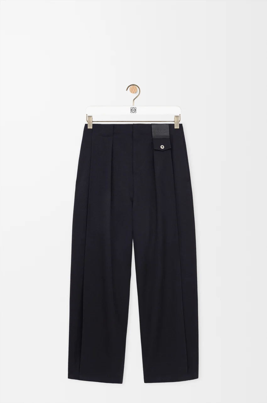 Trousers in wool