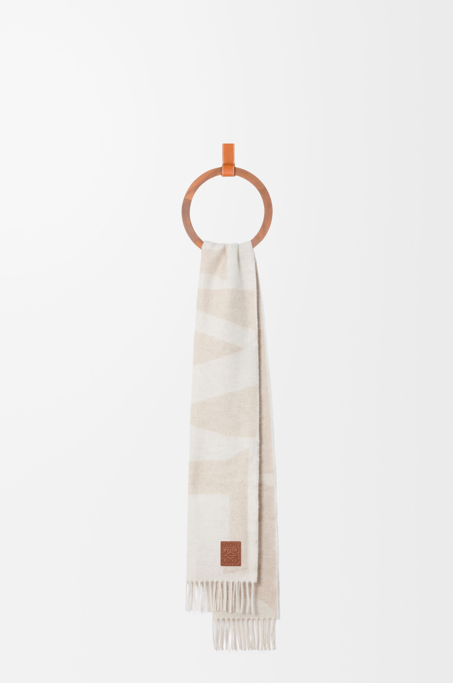 Scarf in cashmere Beige - LOEWE