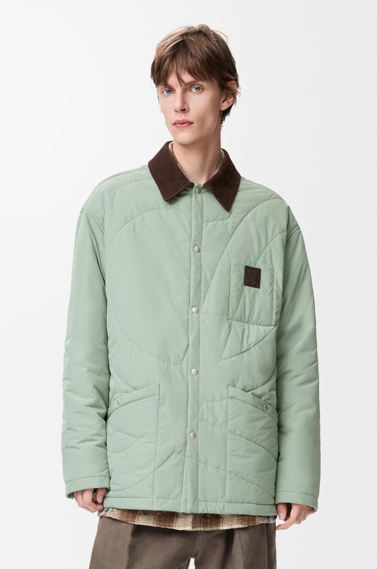 LOEWE パデッド オーバーシャツ（テクニカルシェル） ターコイズ