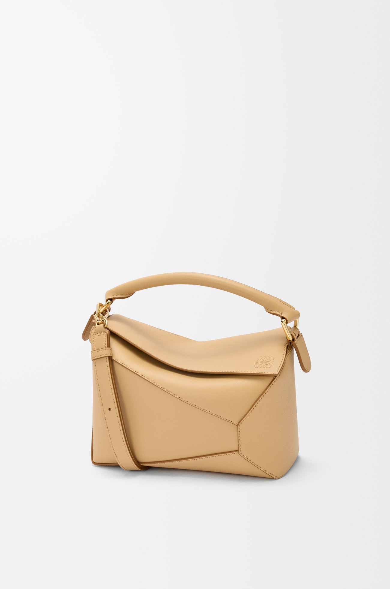 LOEWE パズルバッグ スモール（クラシックカーフ） シルクベージュ
