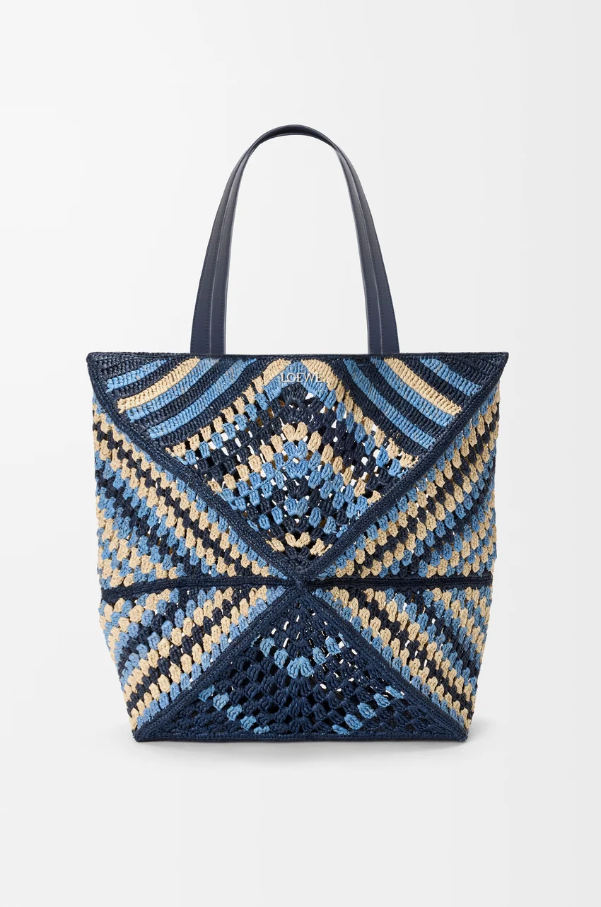 XL Puzzle Fold tote