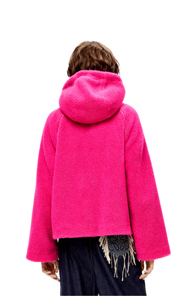 LOEWE Zip jacket in fleece Fluo Pink plp_rd