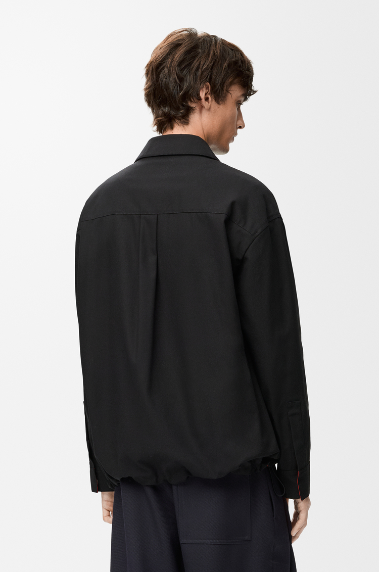 LOEWE Overshirt in cotton Black/Orange