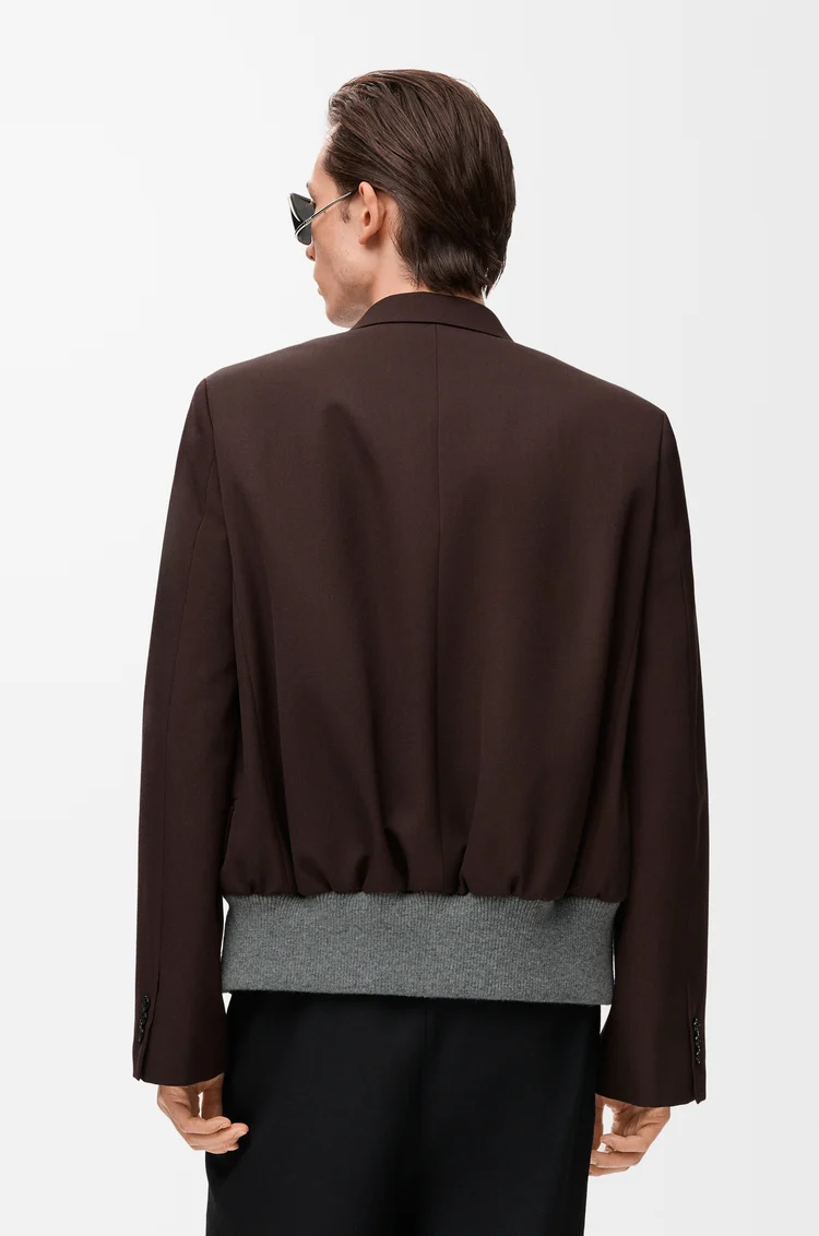 LOEWE Chaqueta en lana Marrón