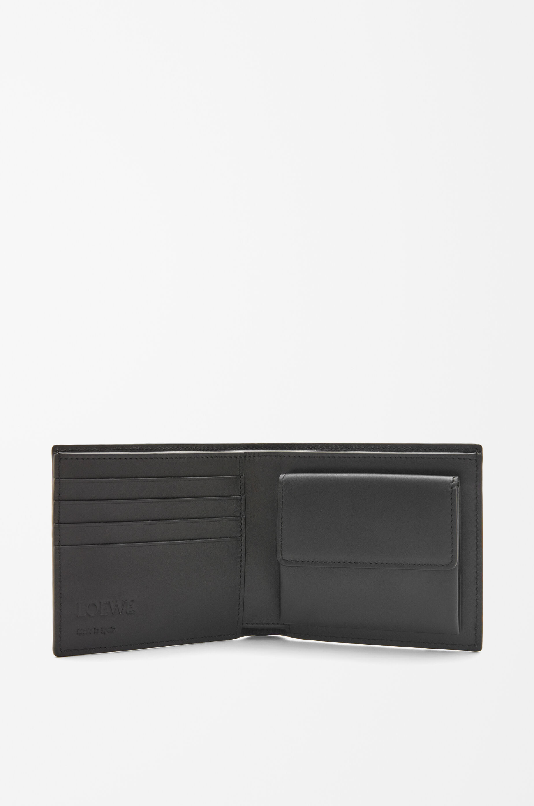 パズル バイフォールド コインウォレット（クラシックカーフ） ブラック - LOEWE