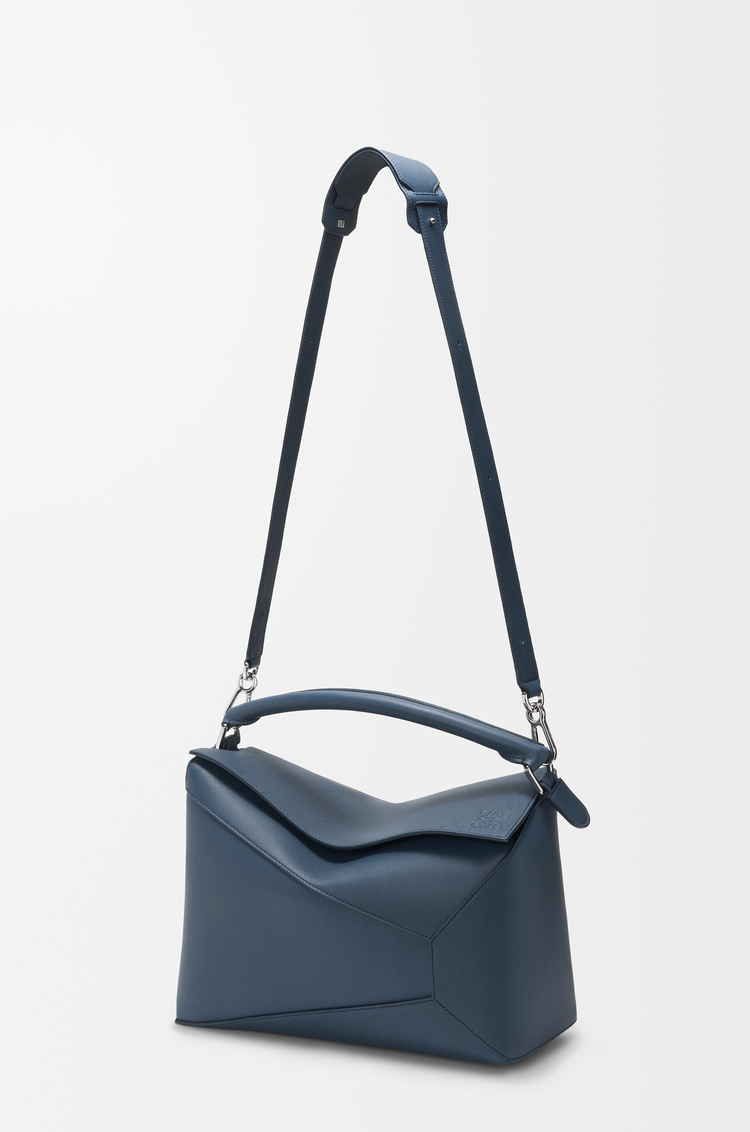 LOEWE Bolso Puzzle grande en piel de ternera Tinte Índigo